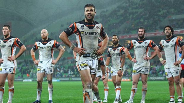 Uncertainty ... Wests Tigers stakeholders will meet tonight to discuss the future of both the Western Suburbs and Balmain clubs.
