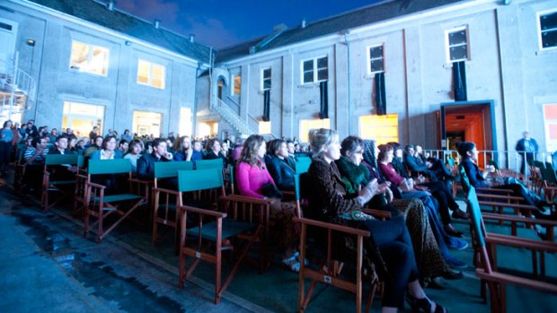 The open-air cinema at Abbotsford Convent.