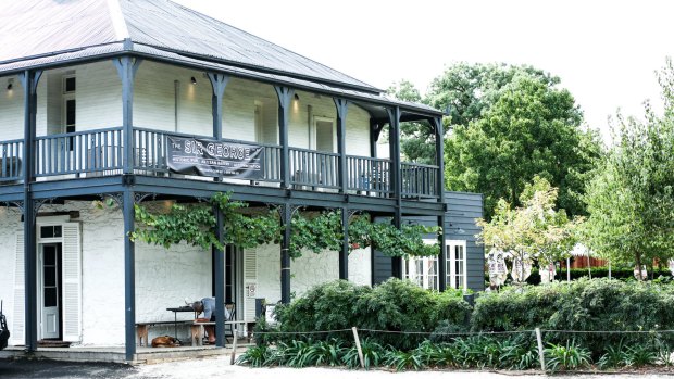 Jugiong's historic Sir George Hotel has resurrected its 1840s stone stables to create three elegant rooms.