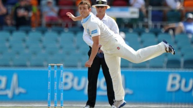 Late bloomer: NSW spinner Stephen O'Keefe.