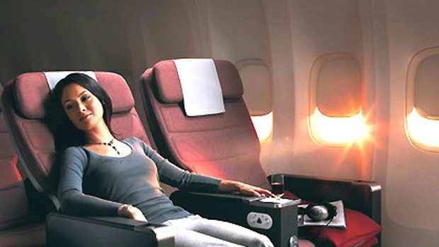 Room to move ... Qantas will charge passeengers up to $160 to sit in emergency exit row seats.
