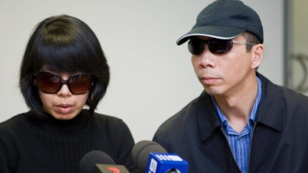 Lian Bin "Robert" Xie and his wife Kathy Lin in a file picture.
