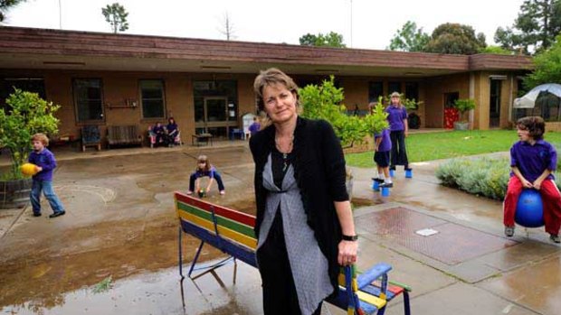 Principal Heather Gerrard at Beechworth Montessori Primary School.