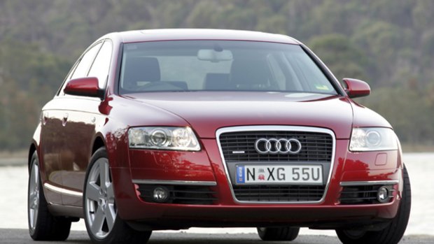 The Audi A6 TDI. Audi is planning to install smaller diesel engines.