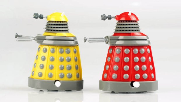 Dr Who wind-up Daleks.