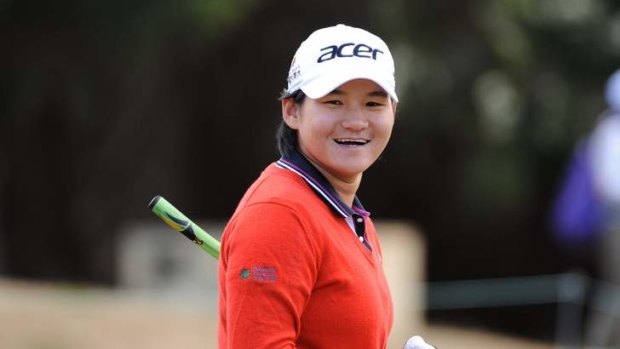 Yani Tseng during 2012 Womens Pro Am Golf at Royal Melbourne.