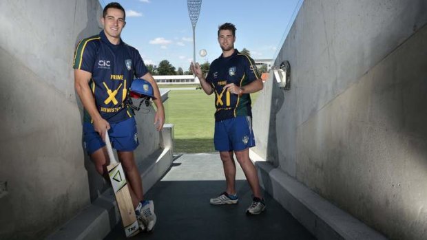 ACT players Michael Spaseski and Shane Devoy are both in the PM's XI squad.