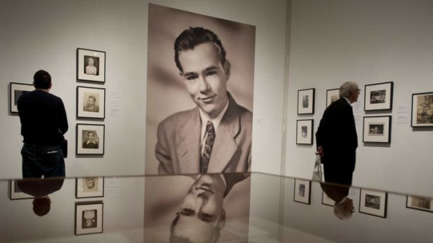 Works from Andy Warhol's early life line the walls at the Andy Warhol Museum in Pittsburgh.