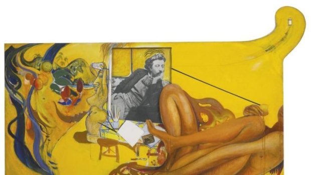 Brett Whiteley's 1968 work, ''Paul Gauguin on the Eve of His Attempted Suicide, Tahiti''. 
