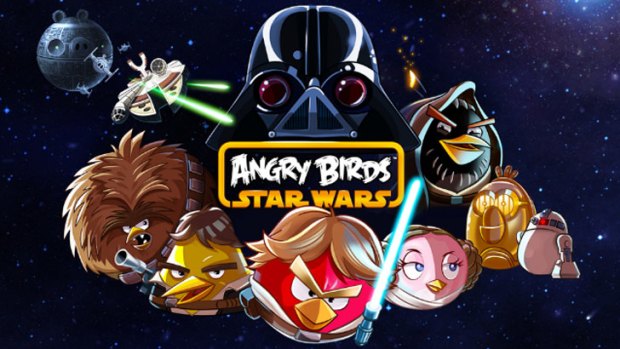 Featuring recreations of the Star Wars universe ... Angry Birds: Star Wars.