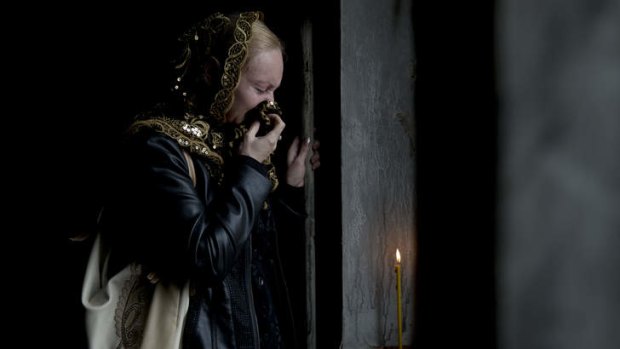 A woman cries inside the burnt Trade Union House, in Odessa, Ukraine, days after more than 40 pro-Russian protesters died in an inferno.