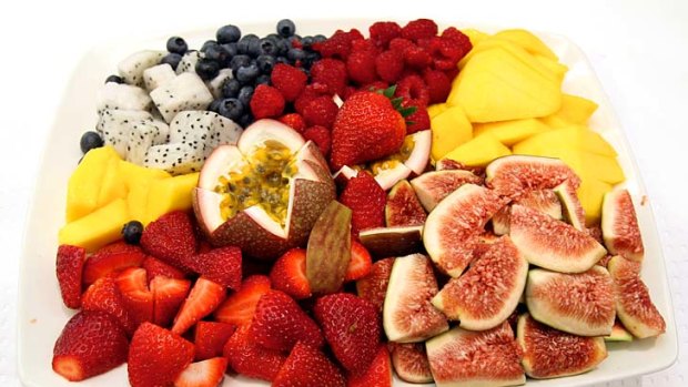 Eat a rainbow ... brightly-coloured fruit and vegies are rich in phytochemicals.