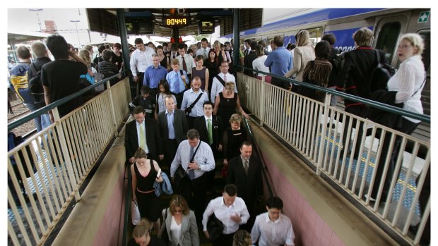 According to Public Transport Victoria, there has been a 70 per cent jump in train patronage in the past decade.