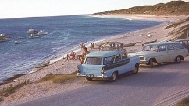 A snapshot from the past, visiting beaches in the 1960s. 