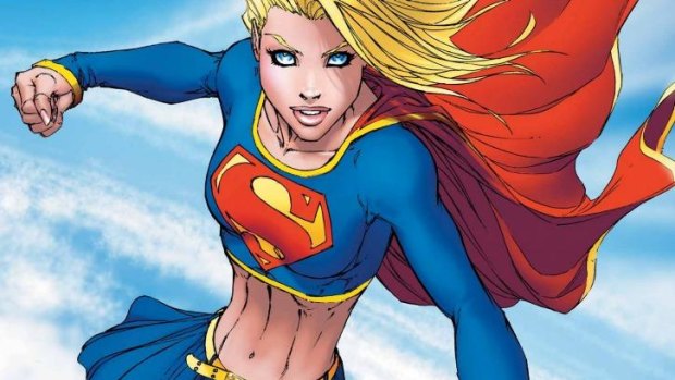 Krypton factor: Supergirl, as she appears in DC Comics.