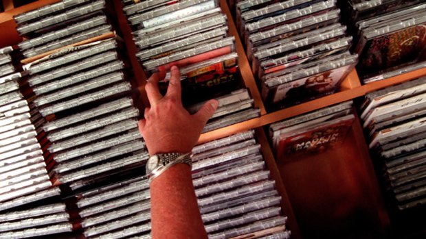 Going the way of vinyl? The CD market in Australia has contracted 45.8 per cent since 2000.