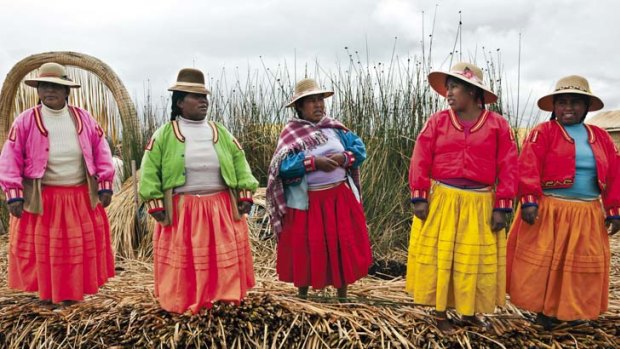 Reed all about it … local traditions are alive in places such as Lake Titicaca, Peru.