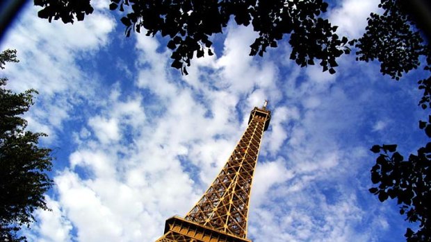 The Eiffel Tower, Paris. Australians have always flocked to Europe despite the expense.