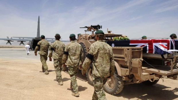 Rising cost ... Australia has now lost 26 soldiers, and nearly 200 have been injured.