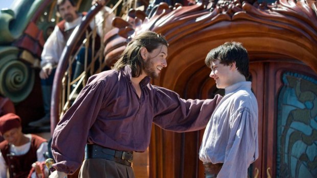 Where you been, dude?: King Caspian (Ben Barnes, left) welcomes his old buddy Edmund (Skandar Keynes) in the terrific new Narnia adventure.