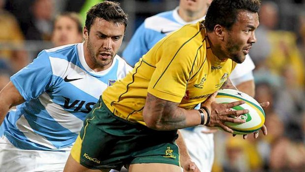 Questioned ... Queensland Reds and Wallabies winger Digby Ioane,.