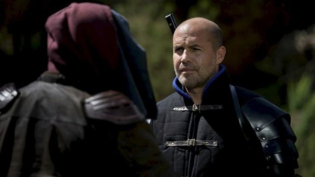 Billy Zane on set of <i>Blue World Order</i> in Canberra.