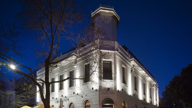 The facade of the Coppersmith Hotel, South Melbourne.