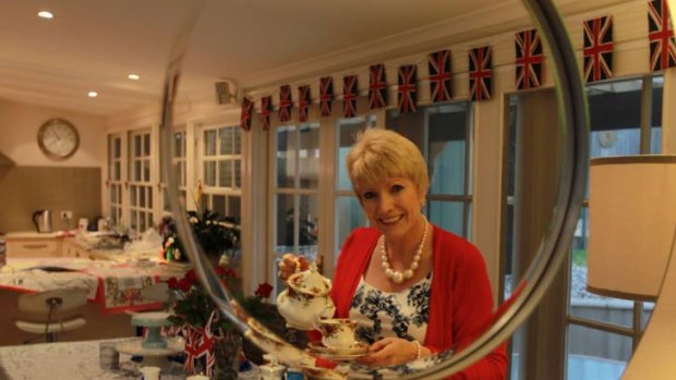 ''The party will end when we're all exhausted or until we've had enough to eat and drink'' ... monarchist Ruth Phillips will celebrate the jubilee at her home in Cremorne.