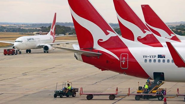 Flying kangaroo: Unions up the pressure with Qantas over already announced plans to cut 5000 jobs in the next 18 months.