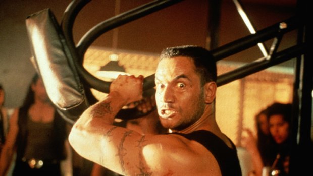 Temuera Morrison as Jake Heke in a scene from <i>Once Were Warriors</i>.