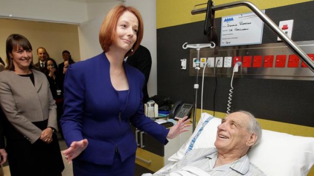 Prime Minister Julia Gillard announces her health deal.