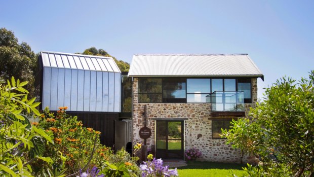 The restored 19th-century stone granary at the southern tip of the McLaren Vale wine region.