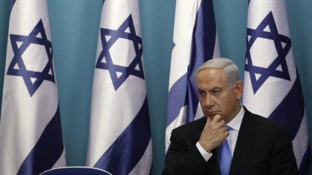 Israel's Prime Minister, Benjamin Netanyahu, after explaining in a statement why Israel had agreed to the ceasefire.