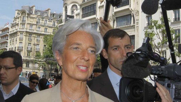 IMF frontrunner: Christine Lagarde.