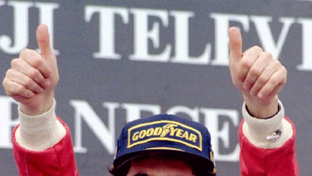 Legend ... Ayrton Senna.
