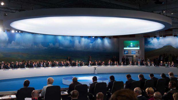 Big talks: The NATO Summit in Newport, Wales.