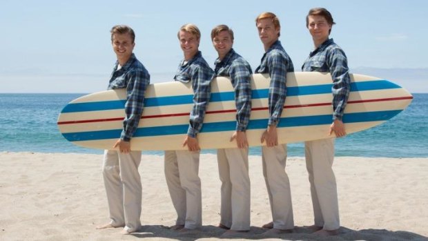 The Beach Boys as they appear in <i>Love & Mercy</i>.