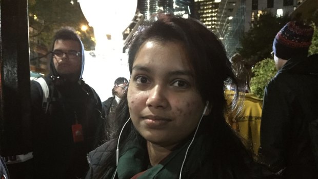 Fatema Jutil heard loud bangs which she thought was part of a Halloween prank.