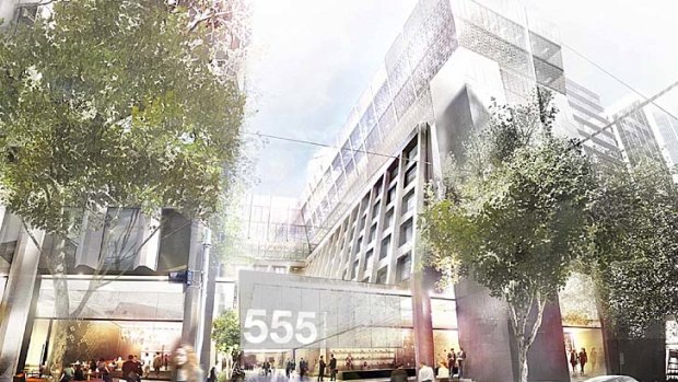 No mere refurbishment: 555 Bourke Street is set for an overhaul.