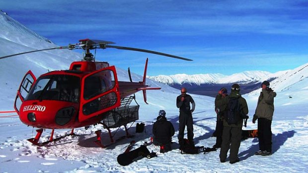 Chop chop, chopper ... heli-skiing in New Zealand is not as unaffordable as you might think.