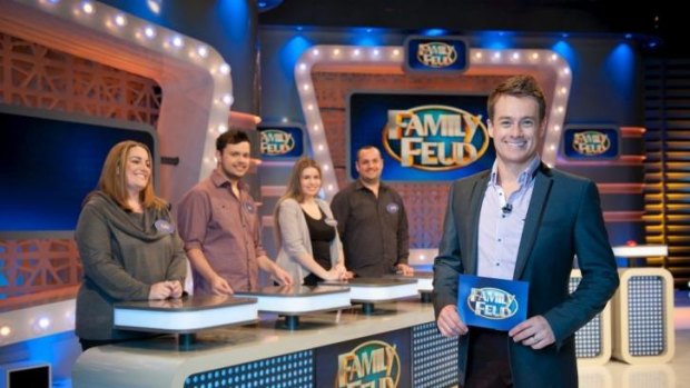 Family fun: Grant Denyer says the new version will be faithful to the popular format in which families come up with some unintentional humour.
