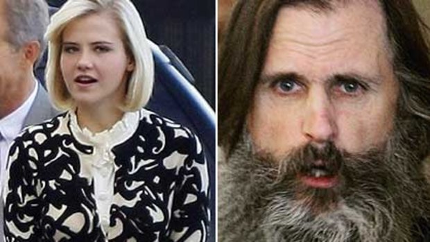 Elizabeth Smart and Brian Mitchell, the  man accused of kidnapping her in the dead of night.
