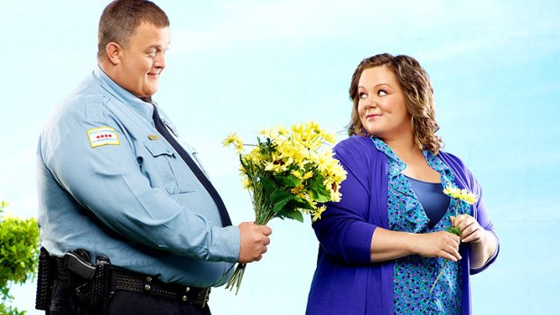 Billy Gardell and Melissa McCarthy still have to peddle tired men versus women routines on <i>Mike & Molly</i>.