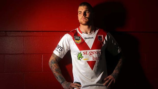 Seeing red: Josh Dugan has opened up on the events that saw him sacked by Canberra. ''I just had to cop it and move on,'' he said.