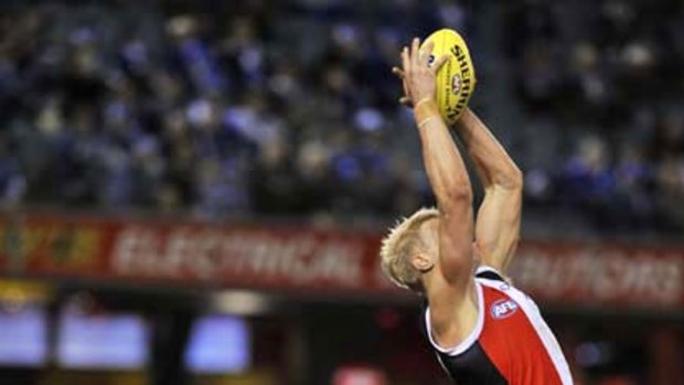 Nick Riewoldt was head and shoulders above the pack, booting seven goals.