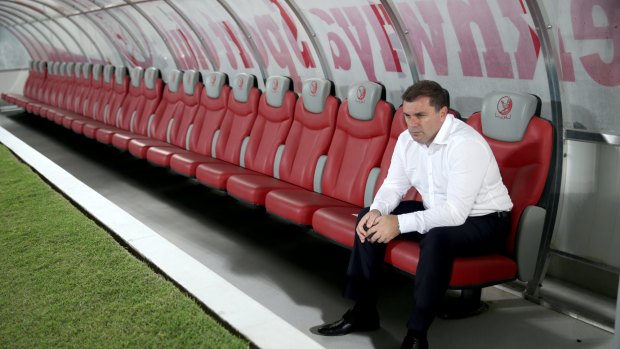 Worse was to come: Ange Postecoglou before the Socceroos' 1-0 loss to Qatar.