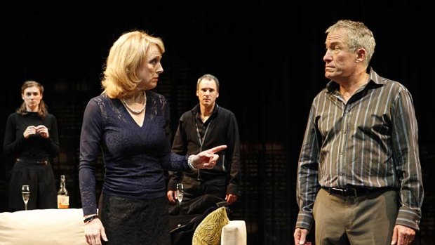 Heather Bolton and Richard Piper in <i>The Gift </i> at the MTC.