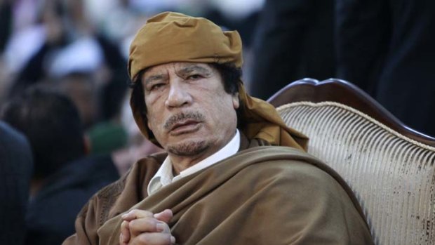 Escape route? ...  Muammar Gaddafi is said to have dug tunnels beneath his compound.