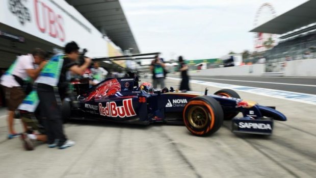 "I have a problem in the engine, it's not pulling any more": Young Dutch driver Max Verstappen.