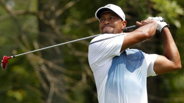 Free and easy: Tiger Woods has overcome a back injury and will feature in the PGA Championship.